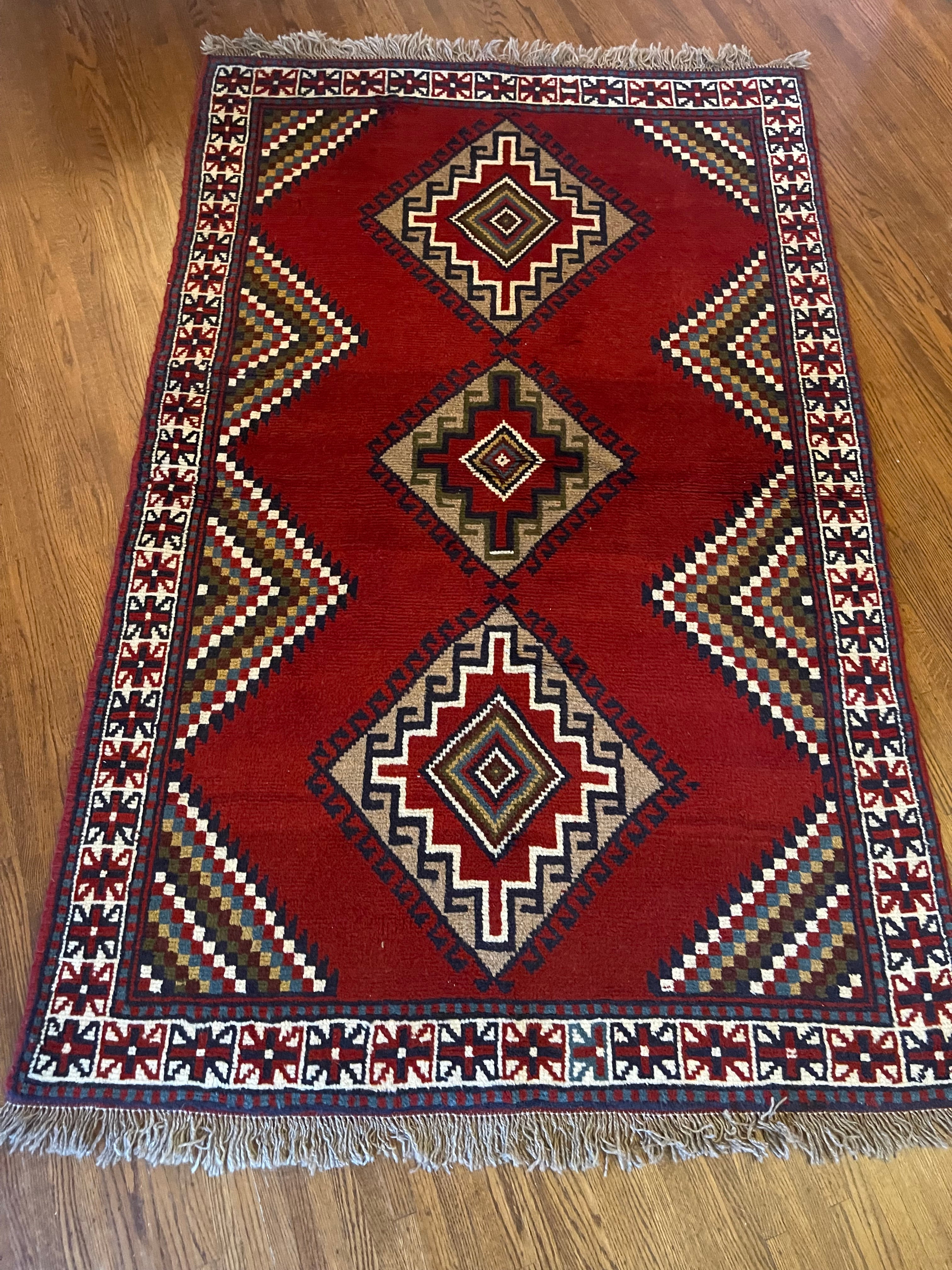 Hand made Persian Baloch Rug size 6.3x4 sqf