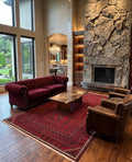 Antique Turkmen Handwoven Rug 150×200 cm – 100% Hand-Spun Wool, Warp & Weft Wool Persian Carpet