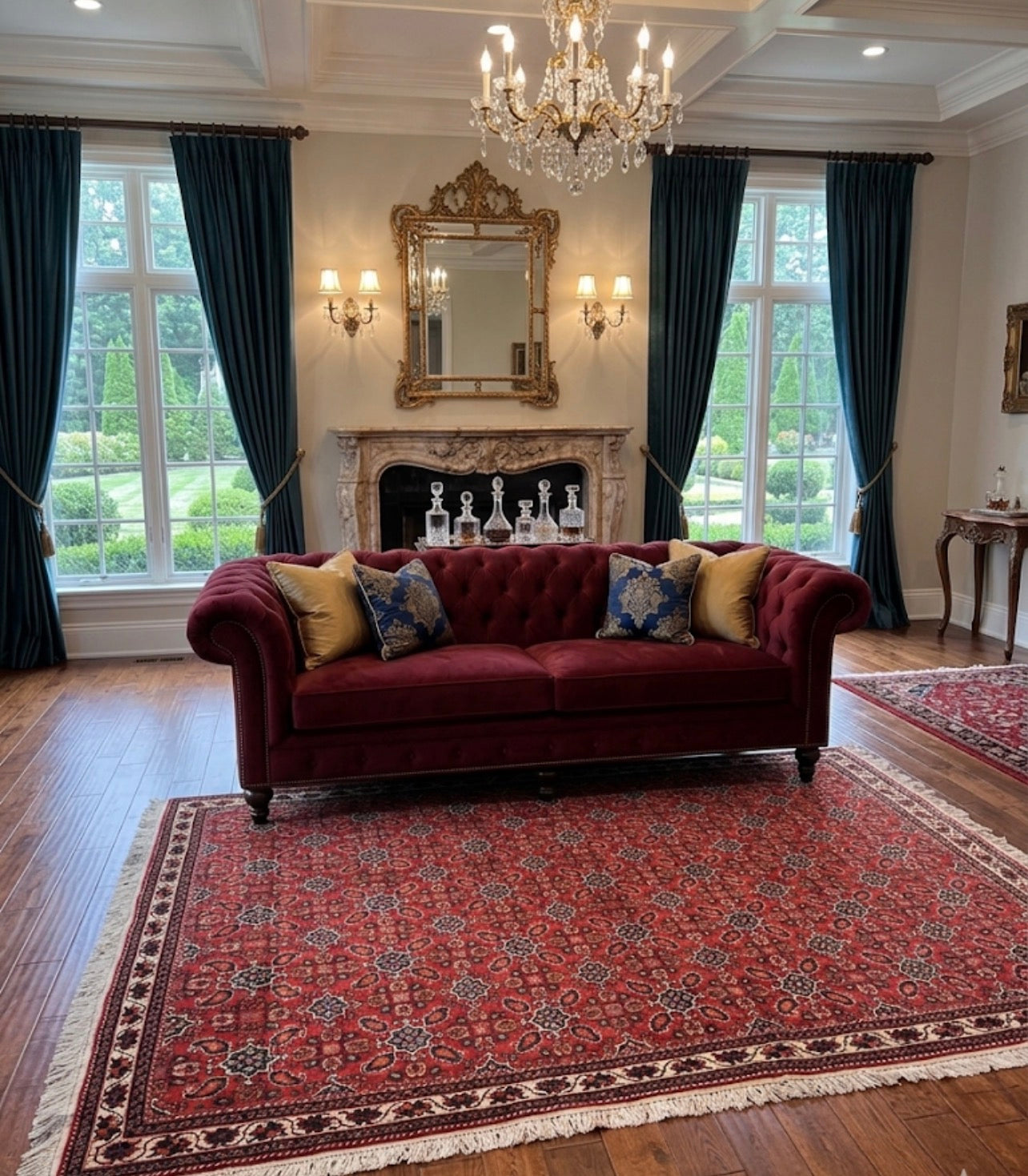 Authentic Qashqai Handmade Rug – Wool Pile, Natural Vegetable Dye, Handwoven Warp & Weft
