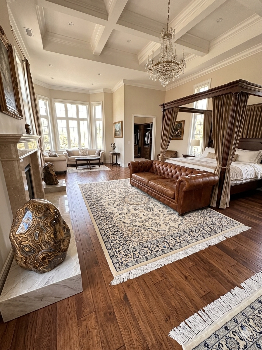 Luxury Nain Persian Rug -Handmade Wool & Silk carpet