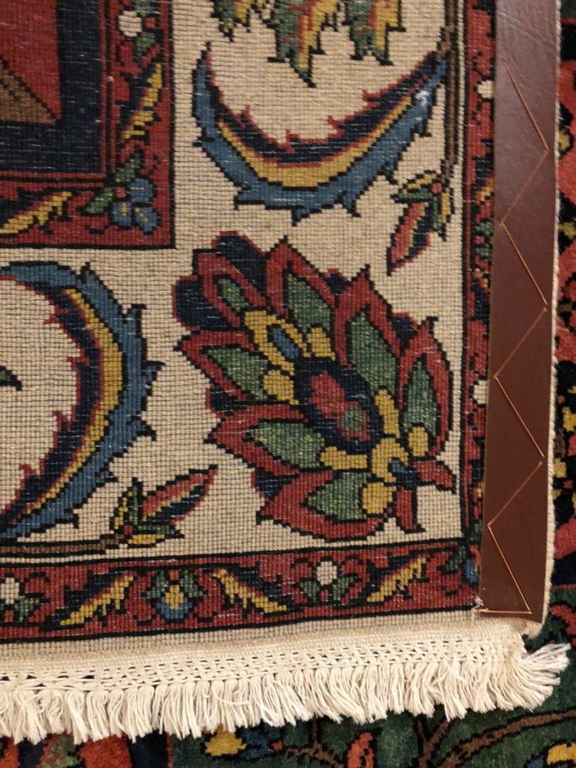 Bakhtiari Rug Handmade | Persian Bakhtiari Carpet Tree Panel Design Wool Rug