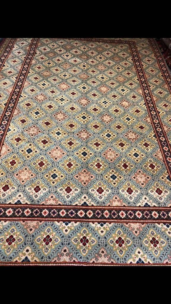 Authentic Hand-Knotted Persian Tabriz Rug