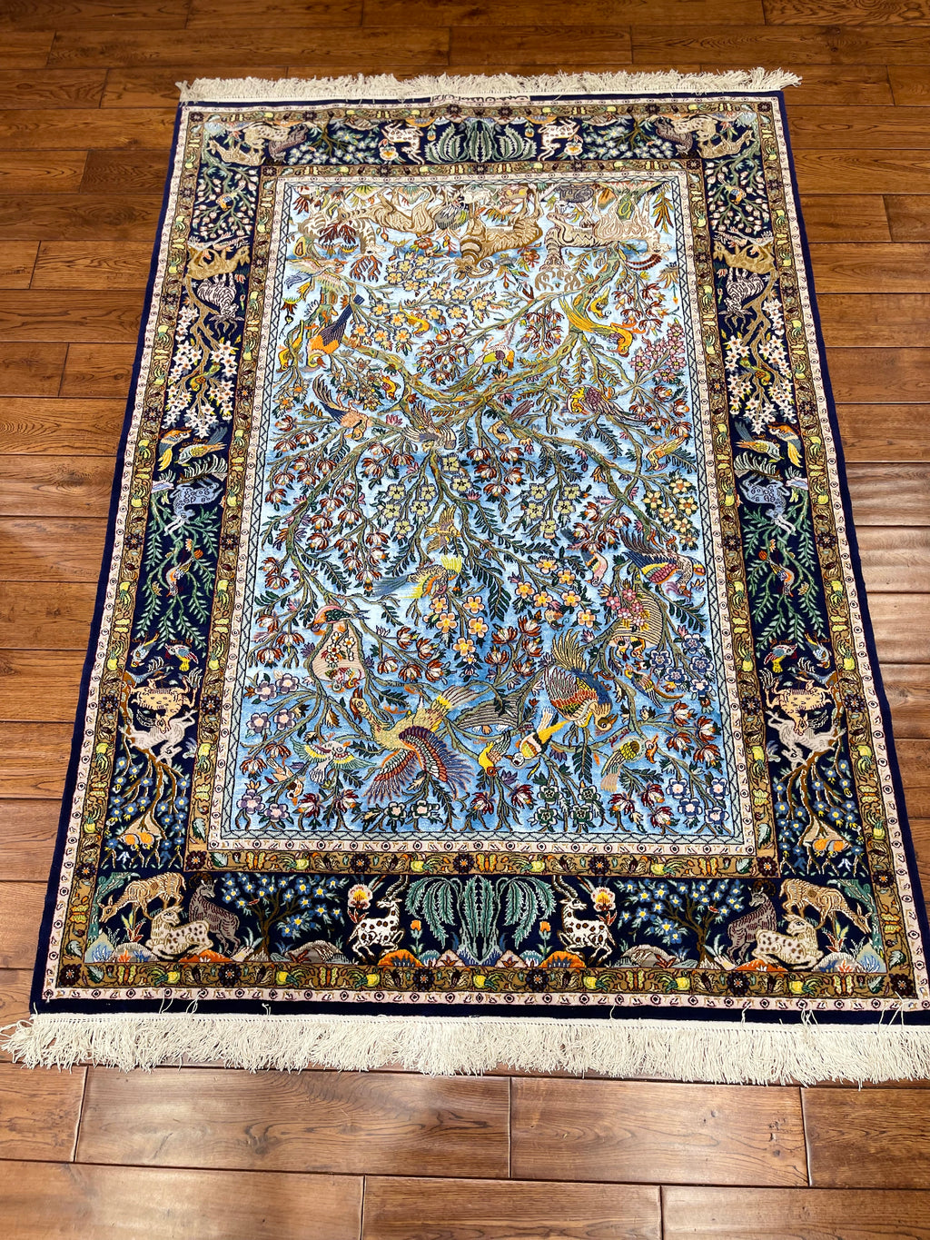 Hand woven Persian rug