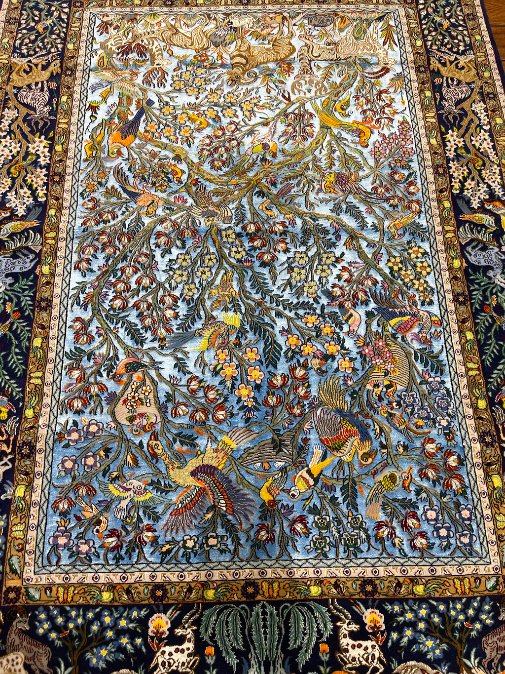 Hand woven Persian rug