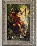 Beautiful Persian Tabriz Silk Rug - Handmade with  a Silk Foundation