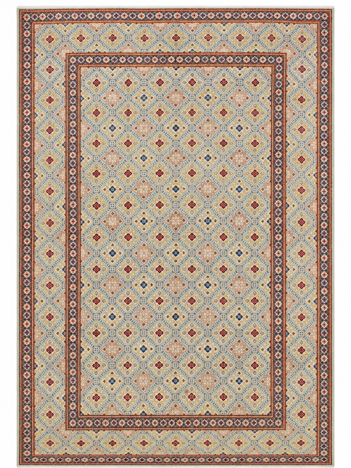 Authentic Hand-Knotted Persian Tabriz Rug
